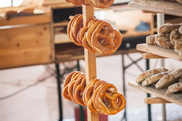 Bretzel Παραδοσιακό Γερμανικό Ψωμί — Φωτογραφία Αρχείου