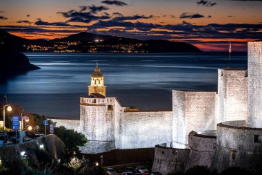 Dubrovnik Eski şehir Surları Hırvatistan surise