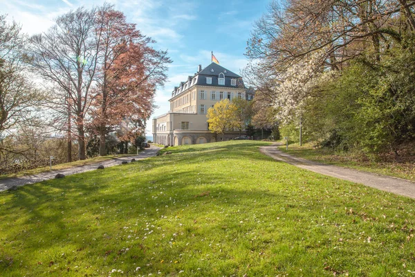 Petersberg Uma Cimeira Siebengebirge Koenigswinter Grand Hotel Guesthouse República Federal — Fotografia de Stock