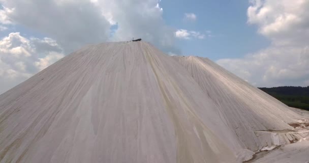 Luchtfoto Van Monte Kali Kalimandscharo Buurt Van Heringen Duitsland — Stockvideo