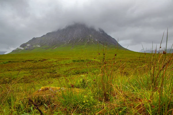 Typiska Dystra Vädret Höglandet Landskap Ballachulish Glencoe Skottland Natur Resor — Stockfoto