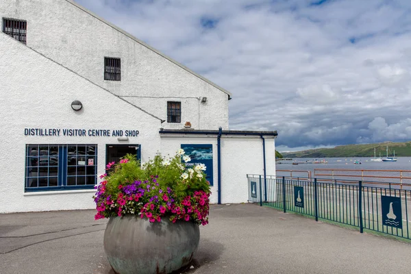 Escocia Isla Skye Julio 2018 Talisker Whisky Distillery Travel Europe —  Fotos de Stock