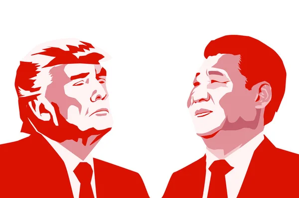 Ağustos 2019: Çin Halk Cumhuriyeti Başkanı Xi Jinping ve ABD Başkanı Donald Trump