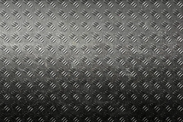 Piatto Diamante Grunge Nero Sporco Fondo Metallo Ruggine Texture Illustrazione — Foto Stock