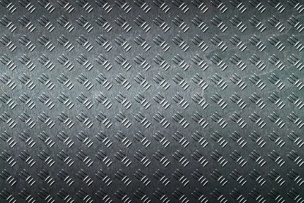 Svart Grunge Diamond Plate Smutsiga Rost Metall Bakgrund Och Textur — Stockfoto