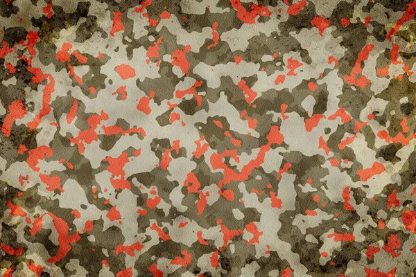 green black and gray camouflage pattern blackground. old paper. Illustration.