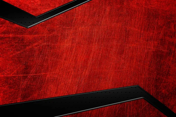 Fondo y textura de metal rojo . — Foto de Stock