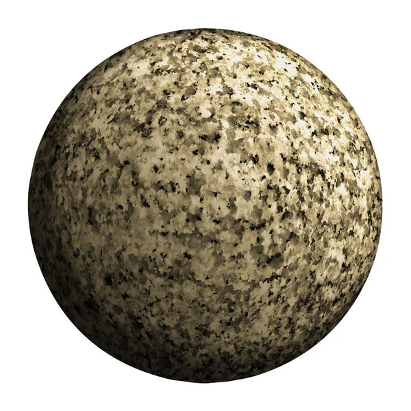 Gray planet isolated and add clipping path. — Stock Photo, Image