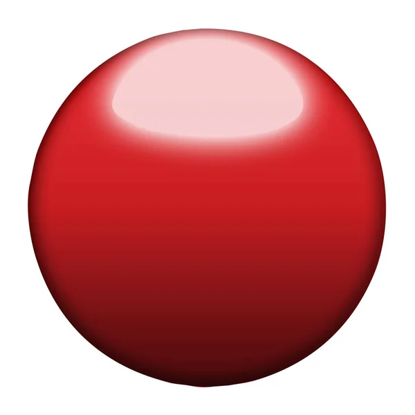 Stará červená a rezavá kovová koule. — Stock fotografie