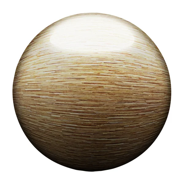 Staré hnědé dřevěné koule. izolovaný — Stock fotografie