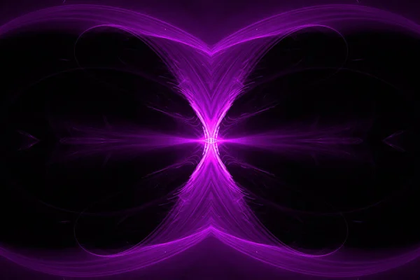 Purple circular wave glow. kaleidoscope lighting effect. — Stock Photo, Image