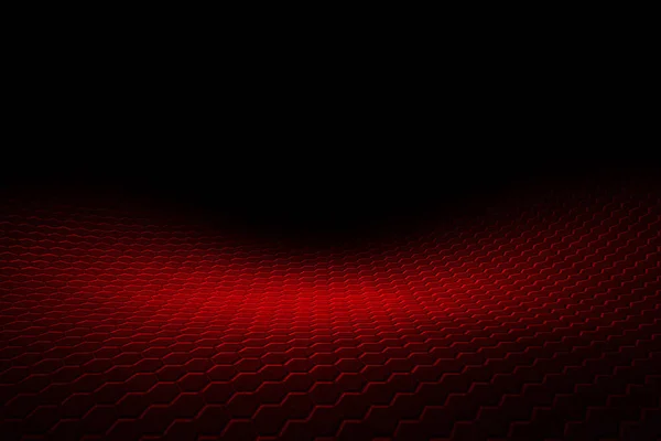 Red hexagon background and texture. — Stock Photo, Image