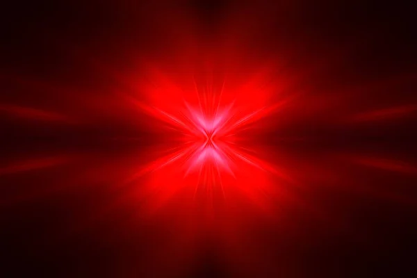 Czerwonym, okrągłym blaskiem fali. efekt oświetlenia Kalejdoskopu. — Zdjęcie stockowe