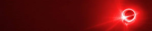 Czerwonej fali poświaty. efekt świetlny abstrakcyjny tło — Zdjęcie stockowe
