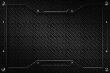 karbon fiber ve arka plan ve doku için çerçeve. 