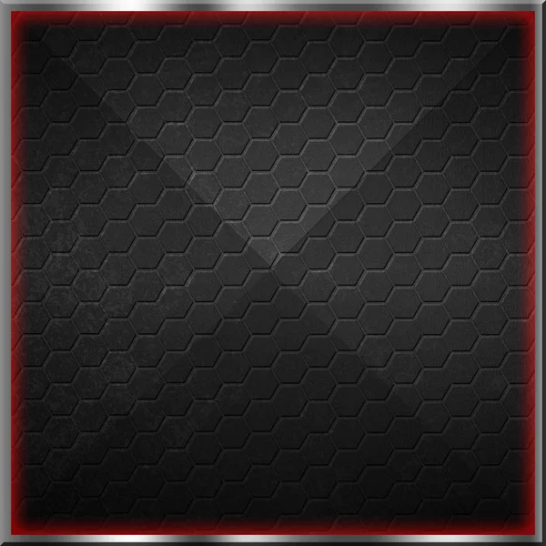 Fundal hexagon negru și gri cu textură reală . — Fotografie, imagine de stoc
