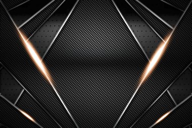 Siyah karbon fiber ve Krom Çerçeve.