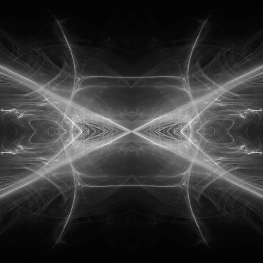 gri dairesel dalga kızdırma. kaleydoskop aydınlatma etkisi.