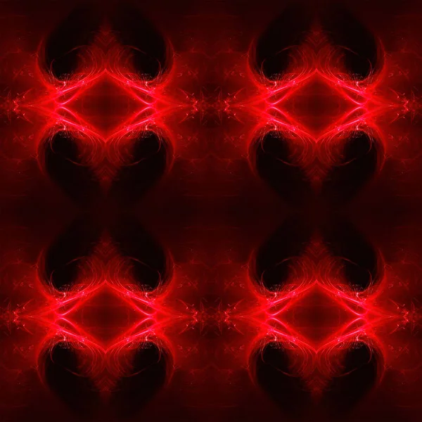 Fond et texture de motif de lumière rouge et noire . — Photo