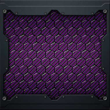 koyu gri metal çerçeve altıgen karbon fiber. 