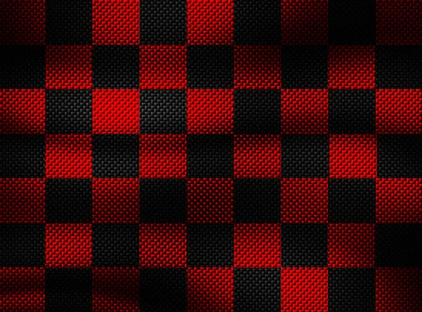 Arbon fiber background. checkered pattern. 3d illustration mater — Stock Photo, Image