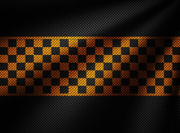 Arbon fiber background. checkered pattern. 3d illustration mater — Stock Photo, Image