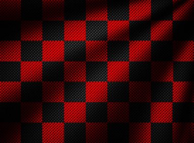 arbon fiber arka plan. damalı desen. 3d illüstrasyon mater