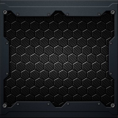 koyu gri metal çerçeve altıgen karbon fiber. 