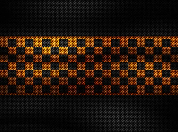 Arbon fiber background. checkered pattern. 3d illustration mater — Stock Photo, Image