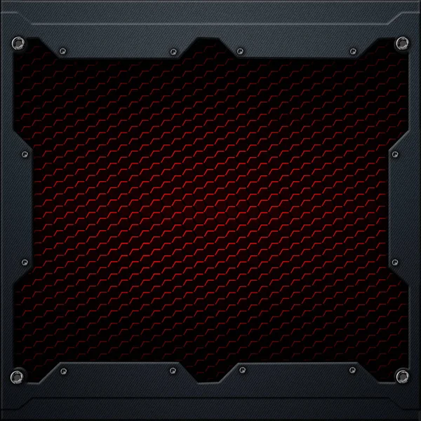 koyu gri metal çerçeve altıgen karbon fiber. 