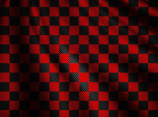 Arbon fiber background. checkered pattern. 3d illustration mater — Stock Photo, Image