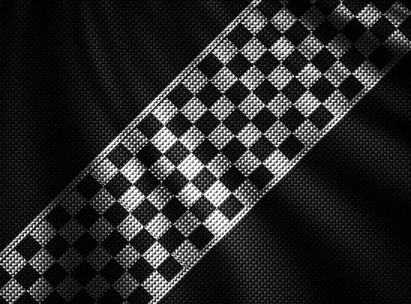 Tło włókna Arbon. wzorem szachownicy. 3D ilustracji Mater — Zdjęcie stockowe