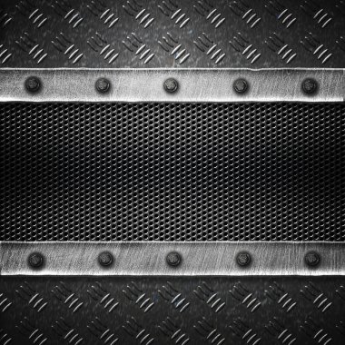 grunge metal ve pas plakası. 