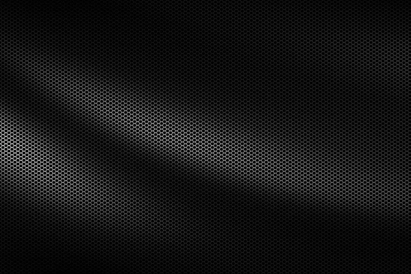 Fekete hullám fém háló. fémes háttér és textúra. — Stock Fotó