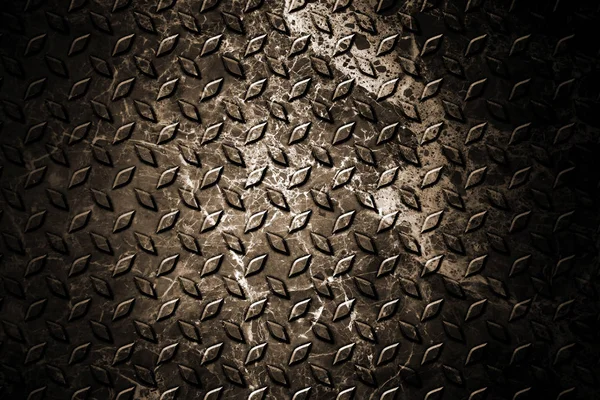 old and rust diamond plate. metal background and texture.