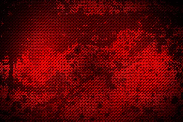 Rotes geometrisches Muster. Metallhintergrund und Textur. — Stockfoto