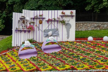 çiçekler yakın çekim dan güzel Heykel Sergisi