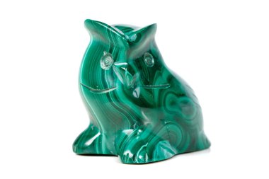 makro mineral taş baykuş malakit yakın çekim üzerinden