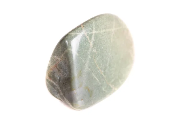 Macro Mineral Stone Jasper White Background Close — Stock Photo, Image