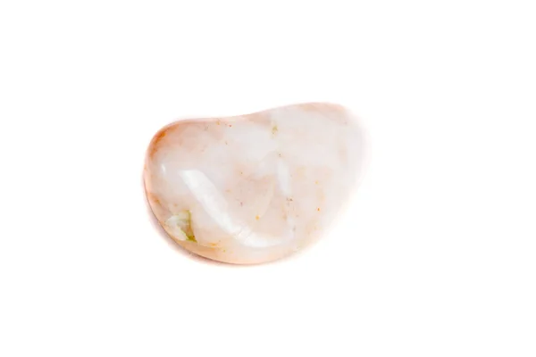 Εσωτερικη Μακροεντολή Ορυκτό Πέτρα Jasper Λευκό Φόντο — Φωτογραφία Αρχείου