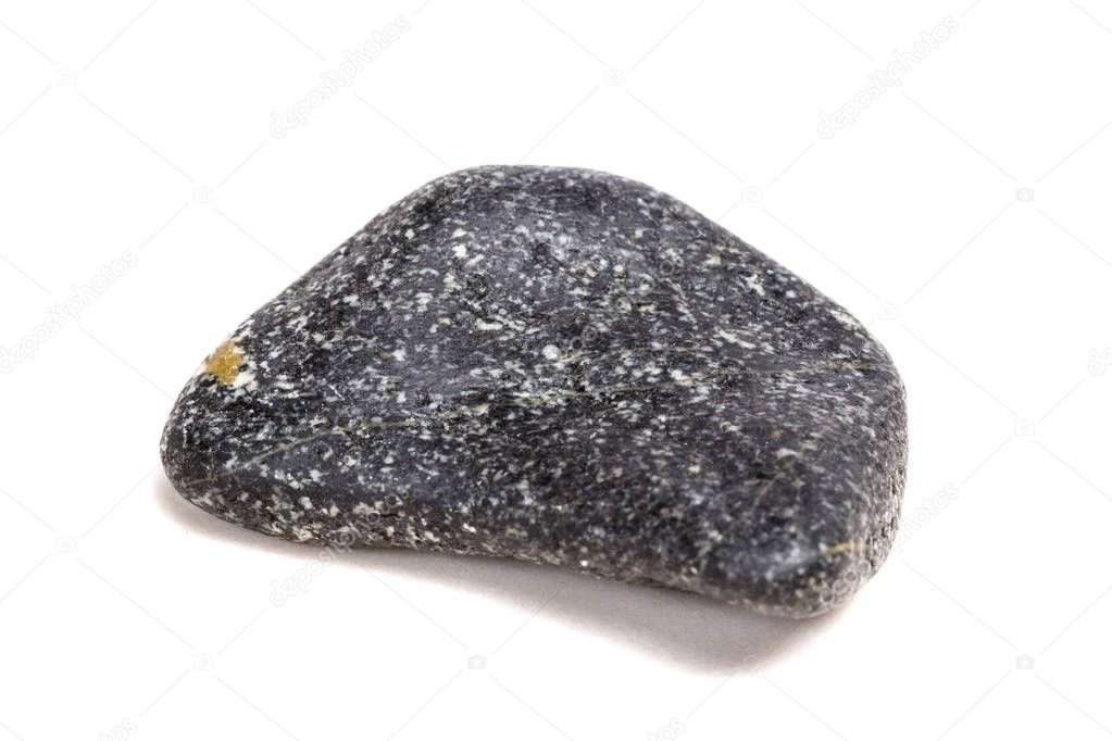 Macro mineral stone Biotite a white background close up