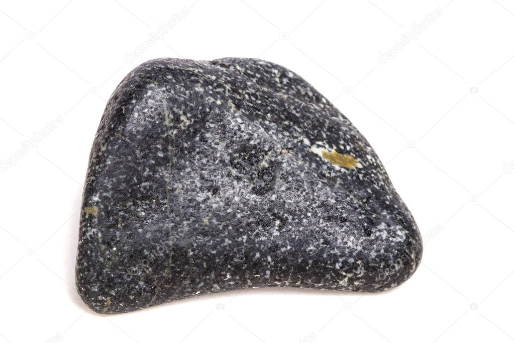 Macro mineral stone Biotite a white background close up