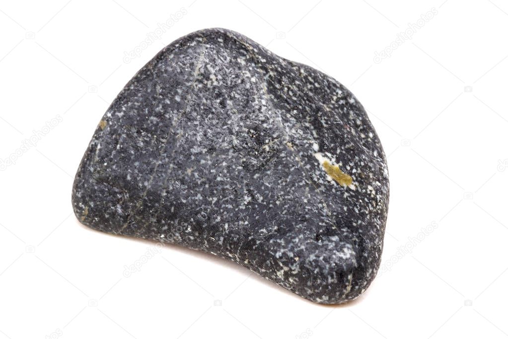 Macro mineral stone Biotite a white background close up