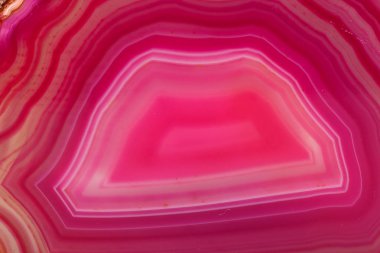 Makro mineral taş pembe akik doğurmak beyaz bir arka plan yakın çekim