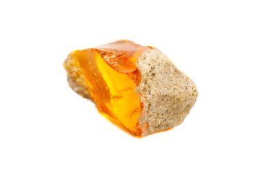 Kaya beyaz arka plan üzerinde makro Opal mineral taş yakın çekim