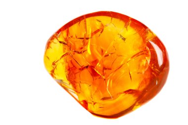 Kaya beyaz arka plan üzerinde makro Opal mineral taş yakın çekim