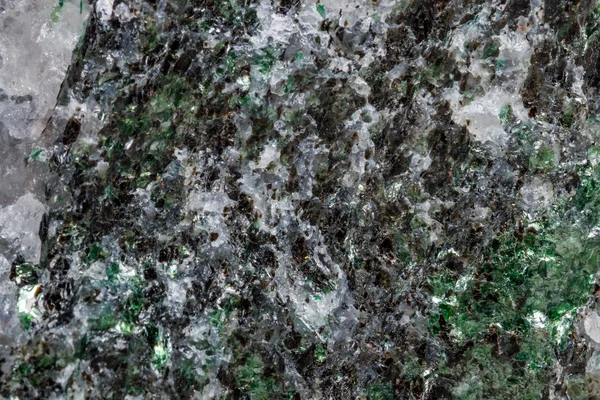 Macro Mineral Stone Fuchsite White Background Close — Stock Photo, Image