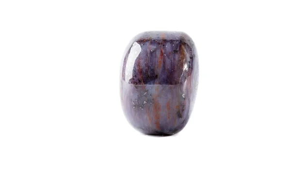 Macro Mineral Corundum Ruby Sapphire White Background Close — 스톡 사진