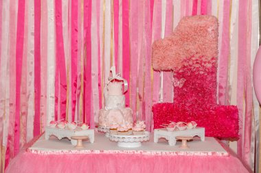 güzel pasta, şeker ve pasta bir birim ile yakından