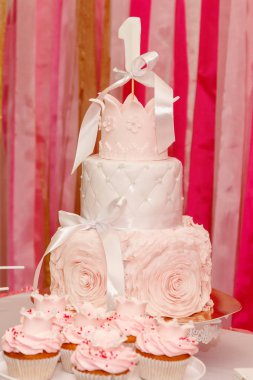 güzel pasta, şeker ve pasta bir birim ile yakından